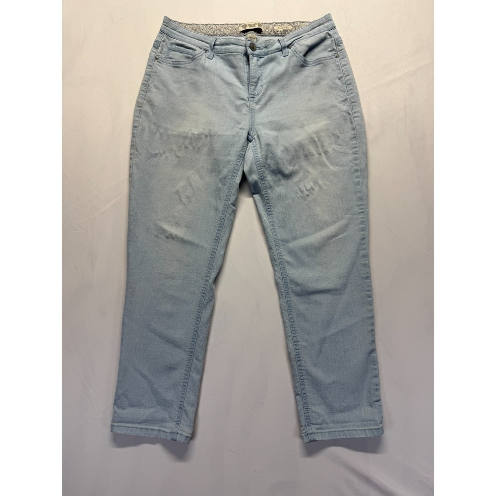 Vintage America Boyfriend Blues Jeans Womens 4/27 Blue Light Wash Denim Mid Rise